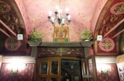 Installation of sound equipment in the Temple of the Archangel Michael