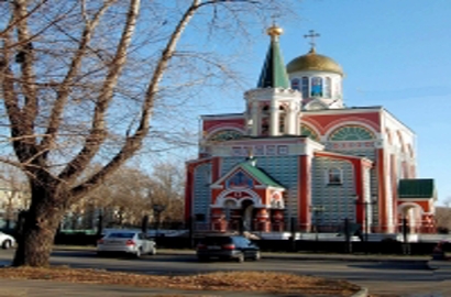 Grado-Abakan Temple in honor of Equal-to-the-Apostles Constantine and Helena in Abakan